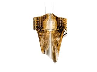 ARIA, závěsné svítidlo SLAMP by Zaha Hadid Barva: Zlatá, Velikost: L