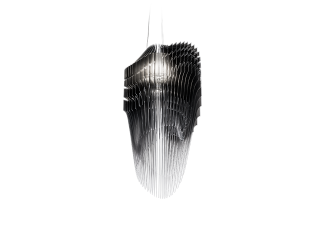 AVIA, závěsné svítidlo SLAMP by Zaha Hadid Barva: Slábnoucí černá, Velikost: L