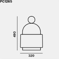 Brokis Dome Nomad Small venkovní skleněná lampa Barva: Čirá, Barva kování: Měděná, Povrch skla: Hladký