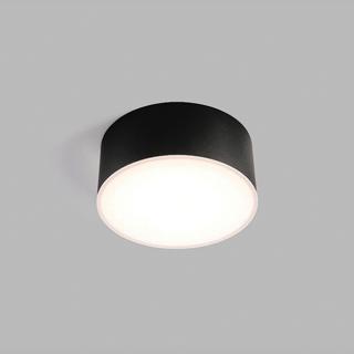 BUTTON II, stropní/nástěnné LED svítidlo, Ø 15 cm, 3000K/4000K, černé Typ svítidla: Stmívatelné DALI/PUSH