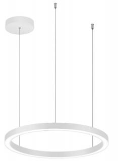 Dara, Závěsné designové led svitidlo Barva: Bílá, Velikost: 58cm, Konfigurace: WIFI Tuya dálkové ovládání
