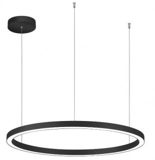 Dara, Závěsné designové led svitidlo Barva: Černá, Velikost: 78cm, Konfigurace: WIFI Tuya dálkové ovládání