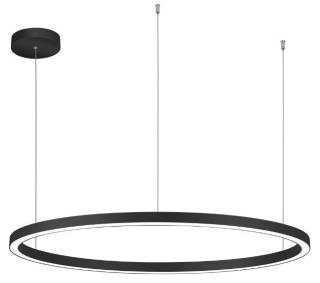 Dara, Závěsné designové led svitidlo Barva: Černá, Velikost: 98cm, Konfigurace: WIFI Tuya dálkové ovládání