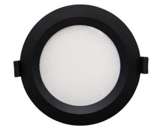 Dasty, vestavené svítidlo s IP44 Barva: Černá, Konfigurace: 3cct Tuya s dálkovým ovladačem, Ø - Průměr: 17,5cm
