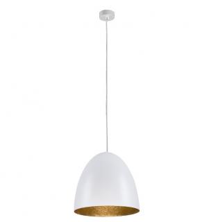 Designové závěsné svítidlo EGG Nowodvorski Barva: Bílo - zlatá, Velikost: M- ⌀ 38cm