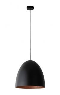 Designové závěsné svítidlo EGG Nowodvorski Barva: Černo - měděná, Velikost: M- ⌀ 38cm