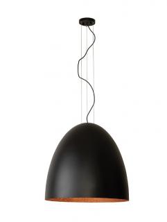 Designové závěsné svítidlo EGG Nowodvorski Barva: Černo - měděná, Velikost: XL- ⌀  75cm