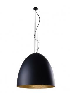 Designové závěsné svítidlo EGG Nowodvorski Barva: Černo - zlatá, Velikost: XL- ⌀  75cm
