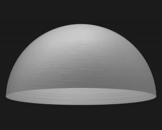 Dome 720 Textured závěsné led designové svítidlo Barva: Šedá matná, Chromatičnost: 3000K Push dim