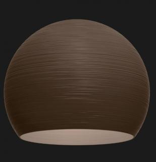 Globe 500 Textured, závěsné designové led svítidlo Barva: Uzená hnědá, Chromatičnost: 1800-3000K Dali