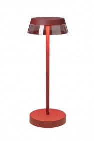 Iluna exteriérová stolní LED lampa Barva: Matná červená