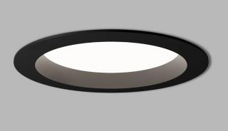 Kapa, zápustné led svítidlo Led2 s IP54 Barva: Černá, Konfigurace: 3cct Triac, Ø - Průměr: 19cm