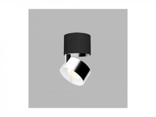 KLIP ON, stropní LED svítidlo, 3000K, chrom/černé Barevná teplota: Teplá bílá, 3000 K, Typ svítidla: ON / OFF