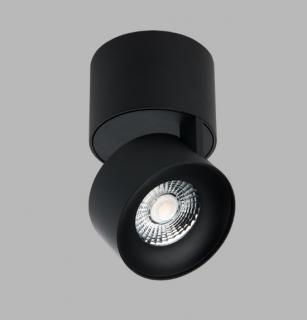 KLIP ON, stropní/zapuštěné LED svítidlo Led2 Barva: Stropní Černá, Chromatičnost: 3000K, Konfigurace: Ono/off