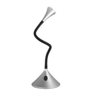 LED stolní lampička s husím krkem Trio 1x3W různé Barva: Stříbrná