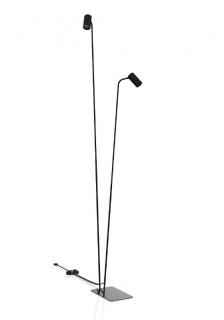 Mono designová stojací lampa GU10 Barva: Černá, Varianta: Mono II