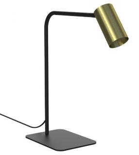 Mono designová stolní lampička GU10 Barva: Černá/Zlatá