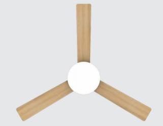 Ofelos stropní Led ventilátor Barva: Hnědá - čepele z přírodního dřeva