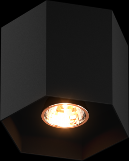 Stropní Svítidlo Polygon 1 Black Zuma Line