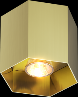 Stropní Svítidlo Polygon 1 Gold White Zuma Line