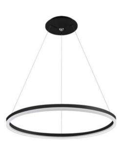Závěsné LED svítidlo Palnas Dona Barva: Černá, Ø - Průměr: 60 cm, Varianta svítidla:: 3000K dálkový ovladač