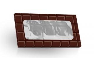 Mléčná čokoláda 50g -Motiv čokoláda (výřez obdélník)