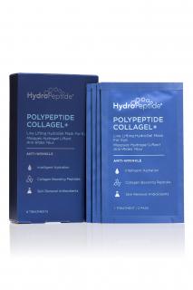 HydroPeptide Polypeptide Collagel+ proti vráskám, podložky pod oči zpevnění, hydratace, zklidnění, 8 sáčků