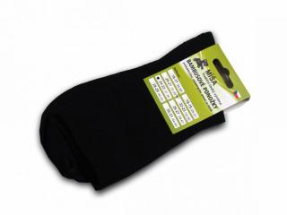 Bambusové ponožky - černá Velikost: 26-27