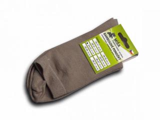 Bambusové ponožky - hnědá Velikost: 24-25