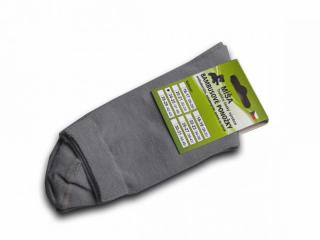 Bambusové ponožky - šedá Velikost: 24-25