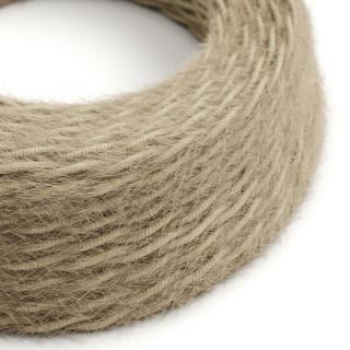Béžový pletený kabel Marlene Khaki TP13 Průřez: 2 x 0,75 mm