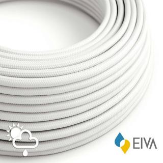 Bílý venkovní textilní kabel Optical White SM01