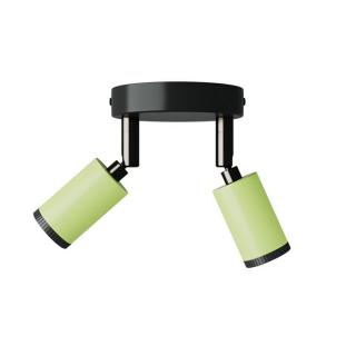 Bodová lampička s kloubem Fermaluce Mini 2xGU10 Barva: světle zelená, Žárovka: se žárovkou
