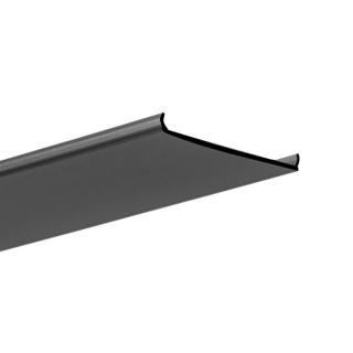 Černý LED difuzor KLUŚ LIGER-45 Délka: 3 m