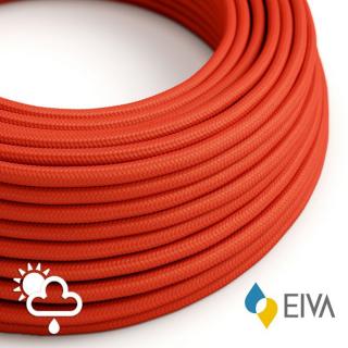 Červený venkovní textilní kabel Fire Red SM09