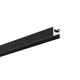 Hliníková LED lišta KLUŚ MICRO-HG Povrchová úprava: černá, Délka: 1 m