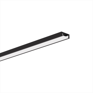 Hliníková LED lišta KLUŚ MICRO-PLUS Povrchová úprava: černá, Délka: 3 m