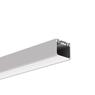 Hliníkový LED profil KLUŚ 4050-O Povrchová úprava: stříbrná anodizovaná, Délka: 1 m