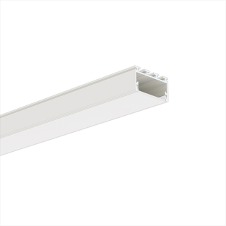 Hliníkový LED profil KLUŚ GIZA-LL Povrchová úprava: bílá, Délka: 1 m