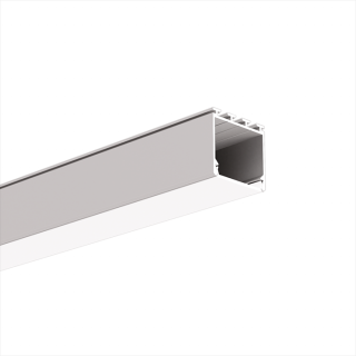 Hliníkový LED profil KLUŚ LIPOD Povrchová úprava: stříbrná anodizovaná, Délka: 1 m