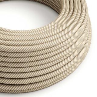 Jutový textilní kabel Vertigo Natural Juta and Cotton ERN07 Průřez: 2 x 0,75 mm