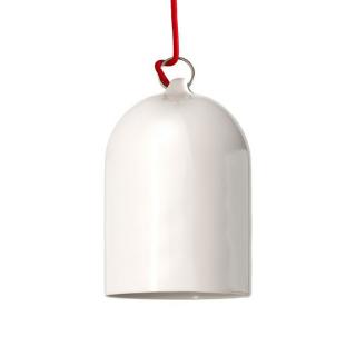 Keramické stínidlo na lustr Ceramic Mini Bell XS Barva: lesklá bílá