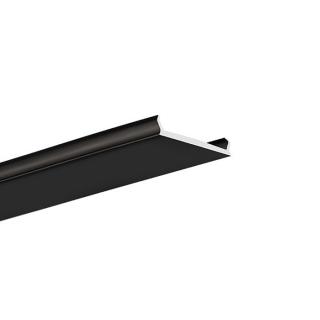 Krycí LED difuzor KLUŚ MP-22 Povrchová úprava: černá, Délka: 25 cm