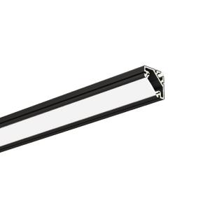 LED lišta rohová KLUŚ 45-16 Povrchová úprava: černá, Délka: 3 m