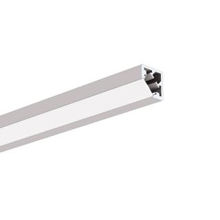 LED lišta rohová KLUŚ KUBIK-45 Povrchová úprava: stříbrná anodizovaná, Délka: 1 m