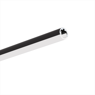 LED lišta stropní KLUŚ PIKO-O Povrchová úprava: černá, Délka: 1 m