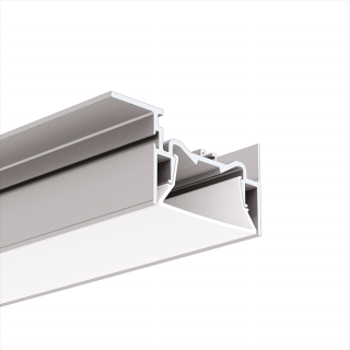 LED profil pro napínaný strop KLUŚ FOLED-50-SUF Povrchová úprava: stříbrná neanodizovaná, Délka: 1 m