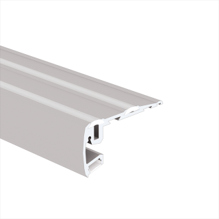 LED profil schodový KLUŚ STEP Povrchová úprava: stříbrná anodizovaná, Délka: 1 m
