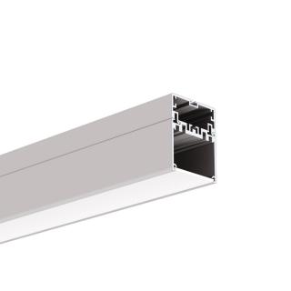 LED profil stropní KLUŚ 4050 Povrchová úprava: stříbrná anodizovaná, Délka: 1 m