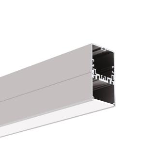 LED profil stropní KLUŚ 4050-W Povrchová úprava: stříbrná anodizovaná, Délka: 1 m